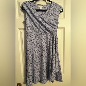 Charter Club Worldly Blue Sleeveless Dress P Small